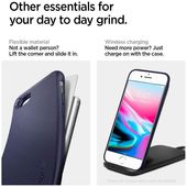 Pokrowiec etui Spigen Liquid AIR Armor Midnight Niebieskie APPLE iPhone 7 / 3