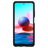 Pokrowiec etui Spigen Rugged Armor czarne Xiaomi Redmi Note 10S / 3