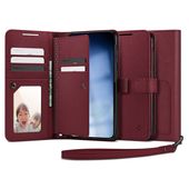 Pokrowiec etui Spigen SGP Wallet S burgundy do SAMSUNG Galaxy S23 Plus