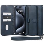 Pokrowiec etui Spigen SGP Wallet S Pro granatowe do APPLE iPhone 15 Pro