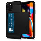 Pokrowiec etui Spigen Slim Armor Cs Czarne do APPLE iPhone 11 Pro Max
