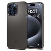 Pokrowiec etui Spigen Thin Fit gunmetal do APPLE iPhone 15 Pro