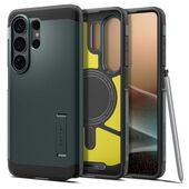 Pokrowiec etui Spigen Tough Armor Mag Magsafe Abyss zielone do SAMSUNG Galaxy S26 Ultra