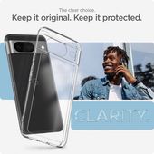 Pokrowiec etui Spigen Ultra Hybrid Crystal przeźroczyste Google Pixel 8 / 11