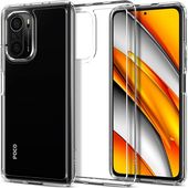 Pokrowiec etui Spigen Ultra Hybrid Crystal Przeroczyste do Xiaomi Poco F3