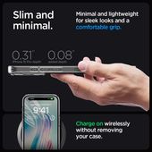 Pokrowiec etui Spigen Ultra Hybrid Frost przeźroczyste APPLE iPhone 15 Pro / 11