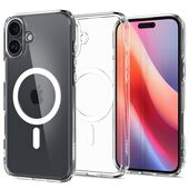 Pokrowiec etui Spigen Ultra Hybrid Mag Magsafe białe do APPLE iPhone 16