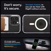 Pokrowiec etui Spigen Ultra Hybrid Mag Magsafe Frost przeźroczyste APPLE iPhone 15 Pro / 12