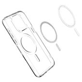Pokrowiec etui Spigen Ultra Hybrid Mag Magsafe Frost przeźroczyste APPLE iPhone 15 Pro / 6