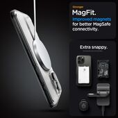Pokrowiec etui Spigen Ultra Hybrid Mag Magsafe Frost przeźroczyste APPLE iPhone 16 Pro Max / 7