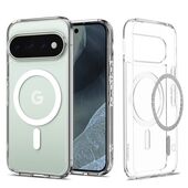 pokrowiec etui Spigen Ultra Hybrid Mag Magsafe prze�roczyste/bia�e do Google Pixel 11 Pro