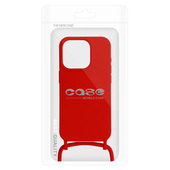 Pokrowiec etui Strap Silicone Case wzór 1 czerwone APPLE iPhone 15 Pro Max / 6