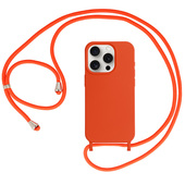 Pokrowiec etui Strap Silicone Case wzr 1 pomaraczowe do APPLE iPhone 14 Pro Max