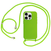 Pokrowiec etui Strap Silicone Case wzr 1 zielone do APPLE iPhone 12 Pro