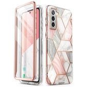 Pokrowiec etui Supcase Cosmo marble do SAMSUNG Galaxy S21 FE 5G