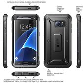 Pokrowiec etui Supcase Unicorn Beetle Pro Czarne SAMSUNG Galaxy S7 Edge / 6