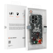 Pokrowiec etui świąteczne Christmas Case wzór 1 Clear APPLE iPhone 13 Pro Max / 6