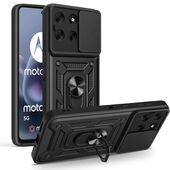 Pokrowiec etui Tech-protect Camshield Pro czarne do MOTOROLA Moto G86 Power 5G