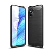 Pokrowiec etui Tech-Protect TPU Carbon czarne do Xiaomi Redmi Note 10