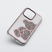 Pokrowiec Etui Teddy Bear różowe APPLE iPhone 16 Pro Max / 7