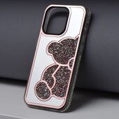 Pokrowiec Etui Teddy Bear różowe APPLE iPhone 16 Pro Max / 8