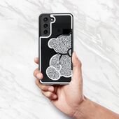 Pokrowiec Etui Teddy Bear srebrne SAMSUNG Galaxy A52s 5G / 4