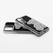 Pokrowiec Etui Teddy Bear srebrne SAMSUNG Galaxy A52s 5G / 6