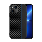 Pokrowiec etui Tel Protect Carbon Case z paskiem niebieskie do SAMSUNG Galaxy A04s