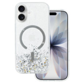 Pokrowiec etui Tel Protect Moonlite Magsafe Case srebrne do APPLE iPhone 17