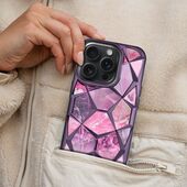 Pokrowiec etui TWINKI Case fioletowe APPLE iPhone 7 / 6