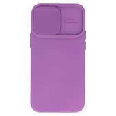 Pokrowiec etui z elastycznego TPU Camshield Soft fioletowe APPLE iPhone 15 Pro Max / 5