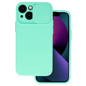 Pokrowiec etui z elastycznego TPU Camshield Soft miętowe APPLE iPhone 15 Pro Max