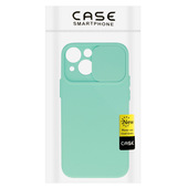 Pokrowiec etui z elastycznego TPU Camshield Soft miętowe APPLE iPhone 15 Pro Max / 7