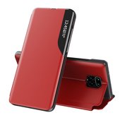 Pokrowiec etui Eco Leather View Case czerwone do Xiaomi Redmi Note 9 Pro