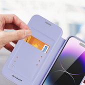 Pokrowiec etui z klapką Dux Ducis Skin X Pro fioletowe APPLE iPhone 14 Pro Max / 10