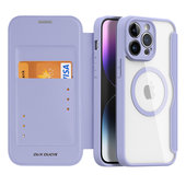 Pokrowiec etui z klapką Dux Ducis Skin X Pro fioletowe APPLE iPhone 14 Pro Max / 2
