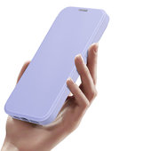 Pokrowiec etui z klapką Dux Ducis Skin X Pro fioletowe APPLE iPhone 14 Pro Max / 8
