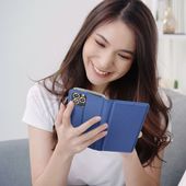 Pokrowiec etui z klapką Magnet Book granatowe Xiaomi Redmi Note 13 / 2