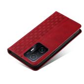 Pokrowiec etui z klapką Magnet Strap czerwone SAMSUNG Galaxy A52s 5G / 2