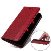 Pokrowiec etui z klapką Magnet Strap czerwone SAMSUNG Galaxy A52s 5G / 3
