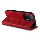 Pokrowiec etui z klapką Magnet Strap czerwone SAMSUNG Galaxy A52s 5G / 5
