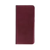 Pokrowiec etui z klapką Magnetic Book burgundowe Realme C11 2021 / 2