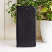 Pokrowiec etui z klapką Magnetic Book czarne APPLE iPhone 15 Plus / 10