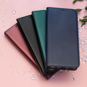 Pokrowiec etui z klapką Magnetic Book czarne APPLE iPhone 15 Plus / 12