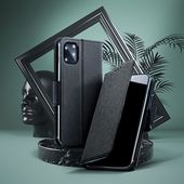 Pokrowiec etui z klapką na magnes Fancy Case czarne HUAWEI Nova Y70 / 12