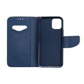 Pokrowiec etui z klapką na magnes Fancy Case czerwono-granatowe APPLE iPhone 15 Plus / 5