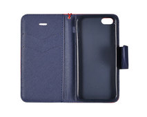 Pokrowiec etui z klapką na magnes Fancy Case czerwono-granatowe SAMSUNG Galaxy A52s 5G / 2