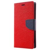 Pokrowiec etui z klapk na magnes Fancy Case czerwono-granatowe do SAMSUNG Galaxy A80