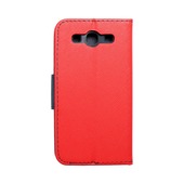 Pokrowiec etui z klapk na magnes Fancy Case czerwono-granatowe do SAMSUNG GT-i9300 Galaxy S III
