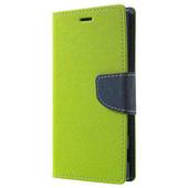 Pokrowiec etui z klapk� na magnes Fancy Case limonkowo-granatowe do Xiaomi Redmi S2